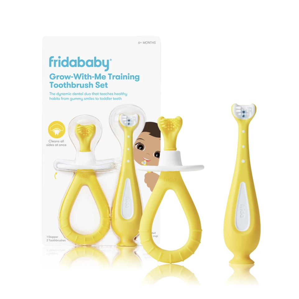 FridaBaby Grow-With-Me Training Toothbrush Set