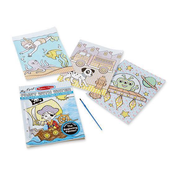 Melissa & Doug My First Paint With Water - Pirates, Space, Construction, and More