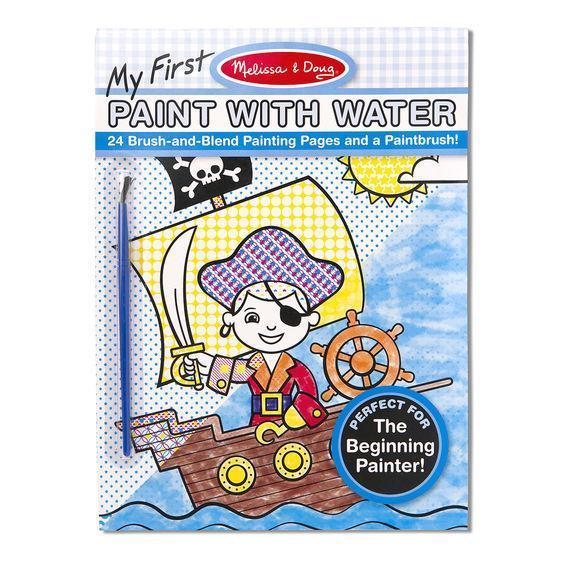 Melissa & Doug My First Paint With Water - Pirates, Space, Construction, and More