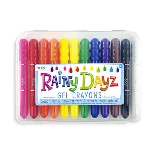 Ooly Rainy Dayz Gel Crayons - Set of 12 Colors